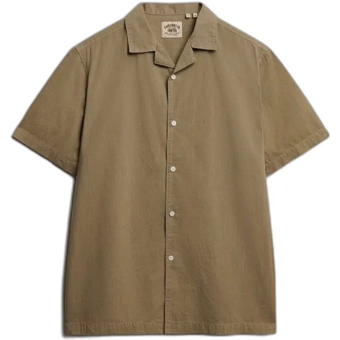 Superdry Cabana Overhemd Met Korte Mouwen Groen S Man