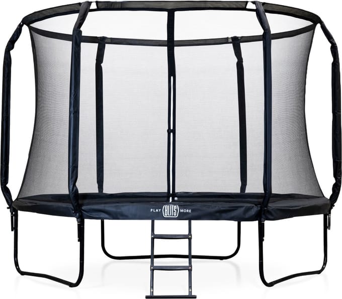 BLITS Urban trampoline - Ø 244 cm - Zwart