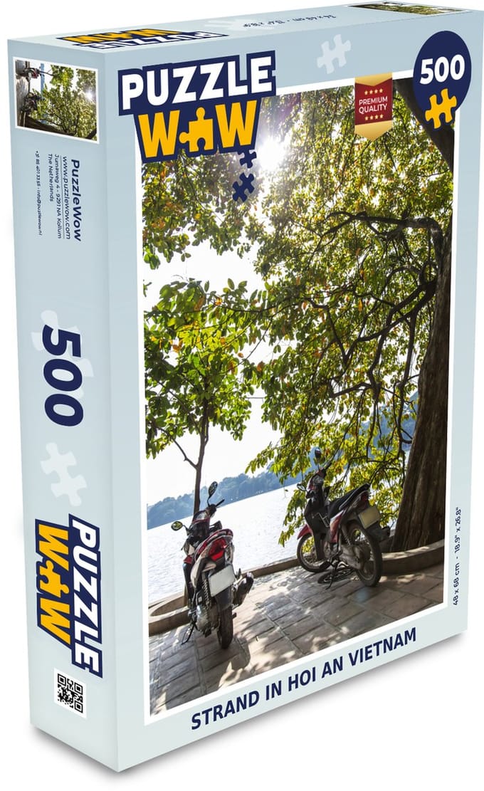 Puzzel Strand in Hoi An Vietnam - Legpuzzel - Puzzel 500 stukjes