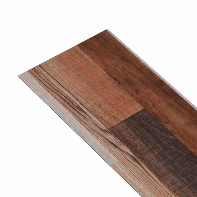 vidaXL - Zelfklevende - Vloerplank - Meerkleurig - 4,46 - m² - 32 - st - PVC