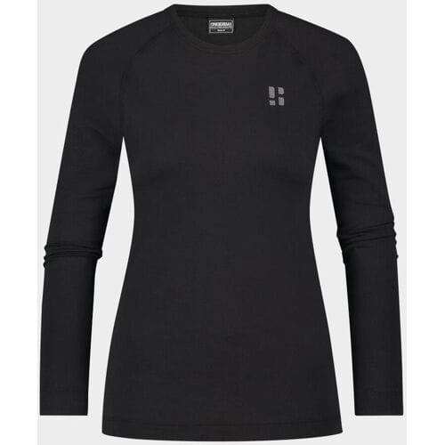 Poederbaas Thermoshirt Lightweight - Dames - Zwart - Maat M