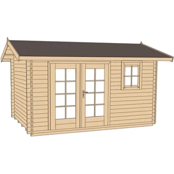 Weka Tuinhuis 163 - Onbehandeld - 340x250cm