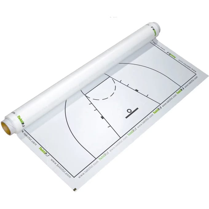 Taktifol Basketbalcoachbord Transparant