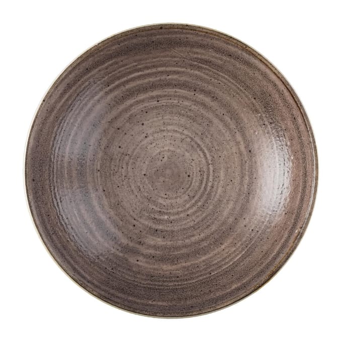 Churchill Stonecast Raw Brown Coupe Schalen 184mm (12 stuks)