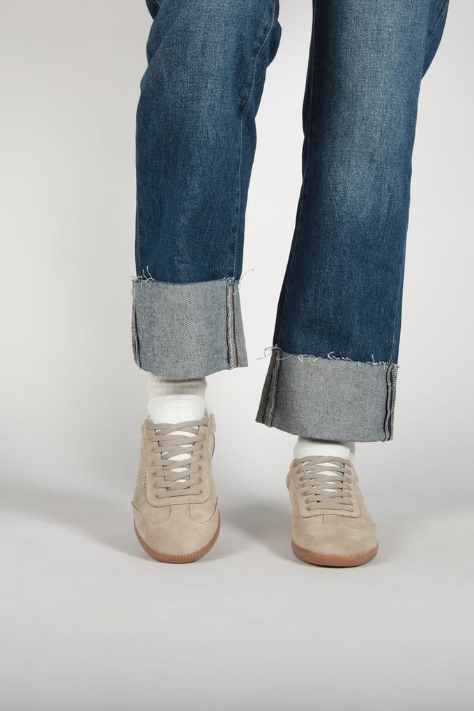 Blackstone Lime Wren Perf Earth Taglia: 36 | Sneakers Outlet | Donna | Marrone