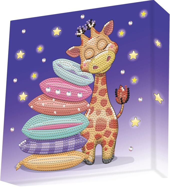 Diamond Dotz knutselpakket - Giraffe kussen - creatief speelgoed.