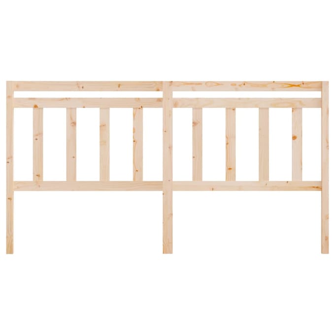vidaXL - Hoofdbord - 186x4x100 - cm - massief - grenenhout