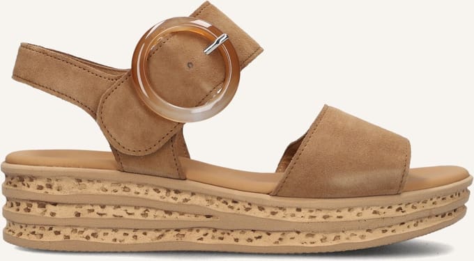 Gabor 550.2 Sandalen - Dames - Camel - Maat 37,5