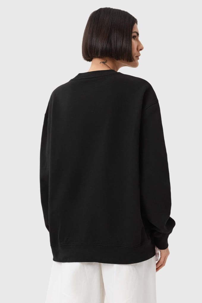 AllSaints Ania Etta Sweat Black Größe: XS | Pullover Outlet | Damen | Schwarz