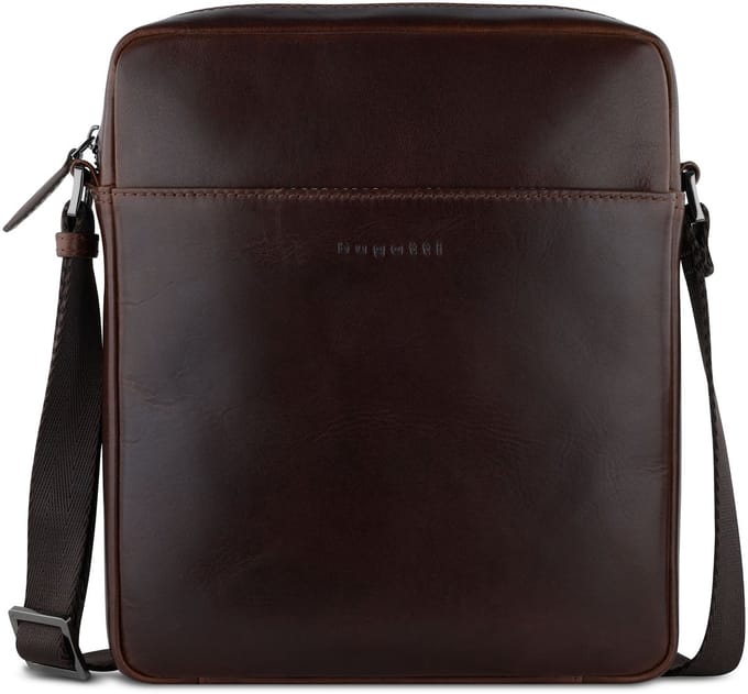 bugatti Schoudertas Romano Shoulderbag Brown Donkerbruin
