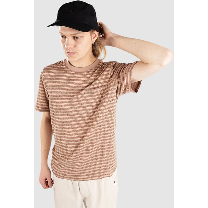 Anerkjendt Akkikki Cot/Linen Stripe T-Shirt patroon