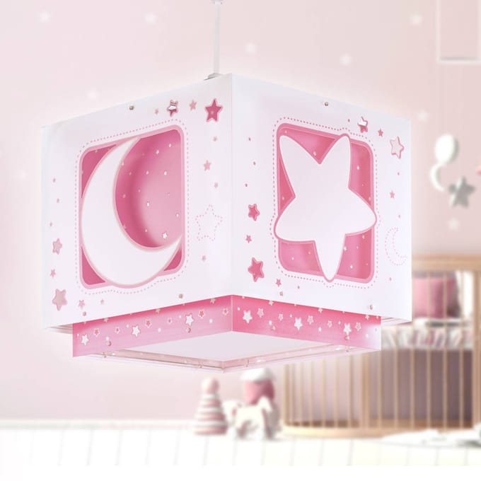 Dalber hanglamp NACHTHIMMEL, roze