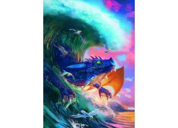 Ravensburger puzzel Drakenrace - legpuzzel 1000 stukjes fantasie.