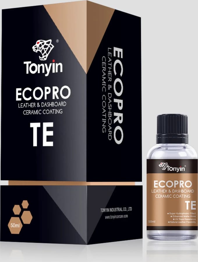 TONYIN | Ceramic coating voor leather & dashboard | Ecopro | 50ml | TE