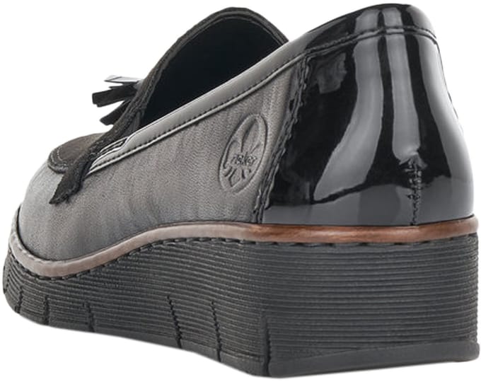 RIEKER 53771-00 Mocassin zwart maat 41