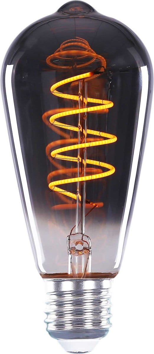 Highlight - Lamp LED ST64 4W 100LM 2200K Dimbaar Rook