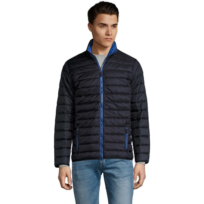 SOLS Heren Ride Light gewatteerd jack (Marine)