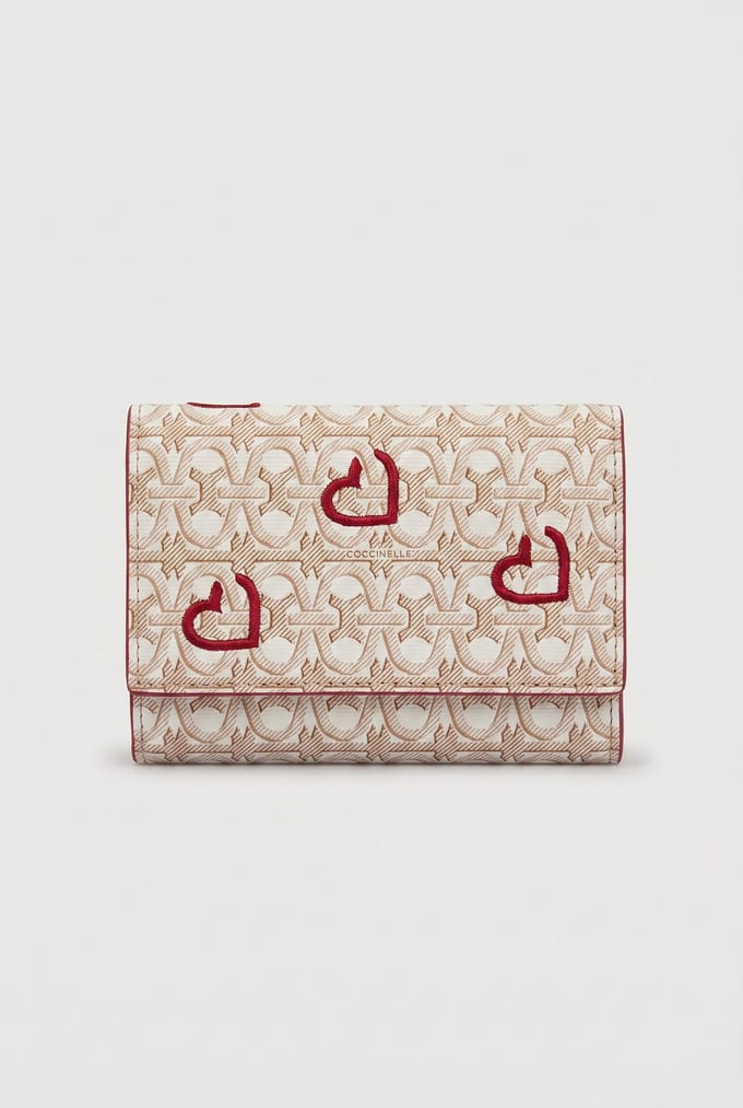 Coccinelle Metallic San Valentino Multi Blanco/sang Taglia: OS | Pochette Outlet | Donna