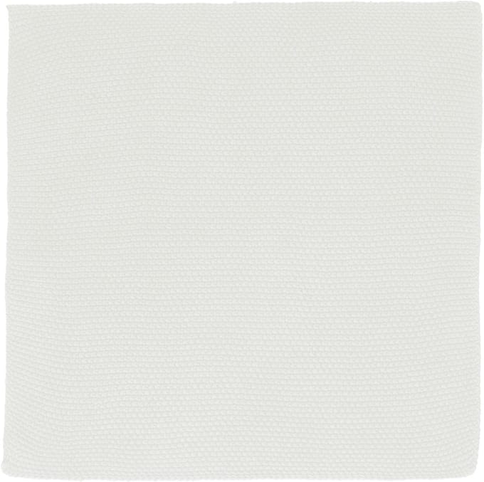 ASA Selection katoenen doekjes, set van 2, katoen, mat wit, 30 x 30 cm, 37834065
