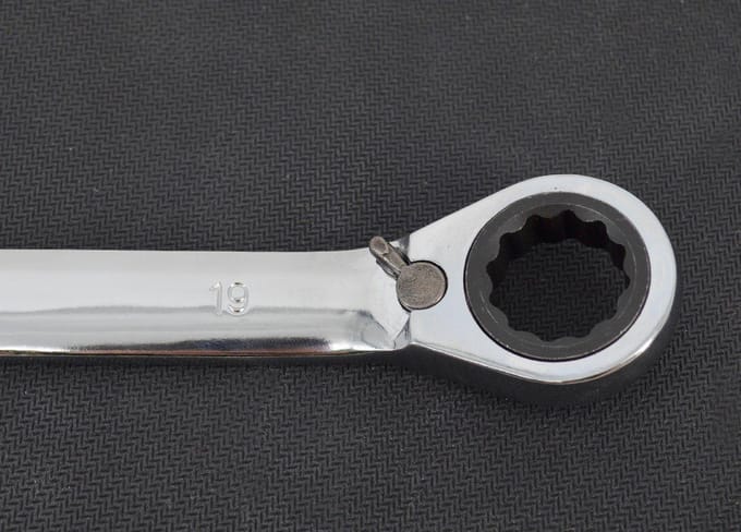 AWTOOLS Ringsleutelset met Ratel, 12-delig, 8-19 mm