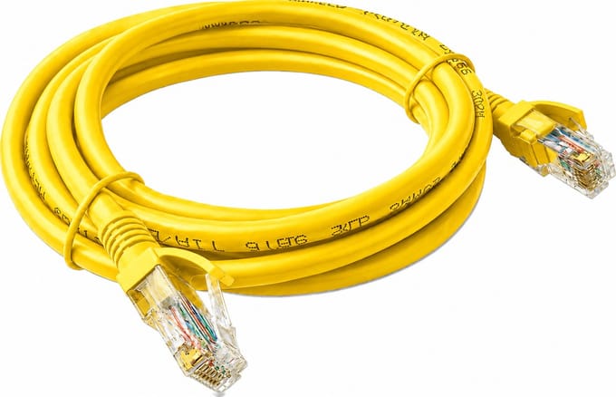 NexCable Premium Internetkabel 3 meter - CAT6 UTP Ethernet kabel RJ45 - Patchkabel LAN Cable Netwerkkabel - Geel