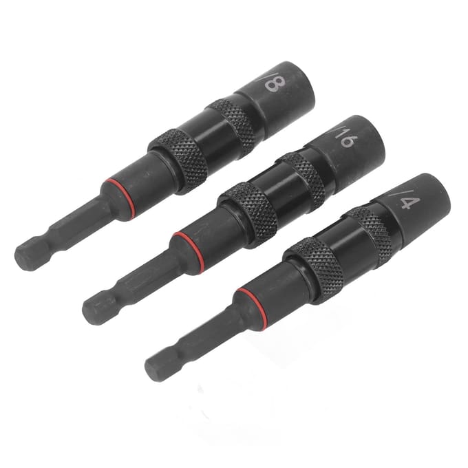 Slagschroevendraaier Dopsleutel Adapter Set 14in Sterke Magnetische Slag Flip Dopsleutel Bithouder