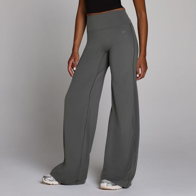 MP Women's Tempo Wide Leg Leggings - Donkergrijs - S