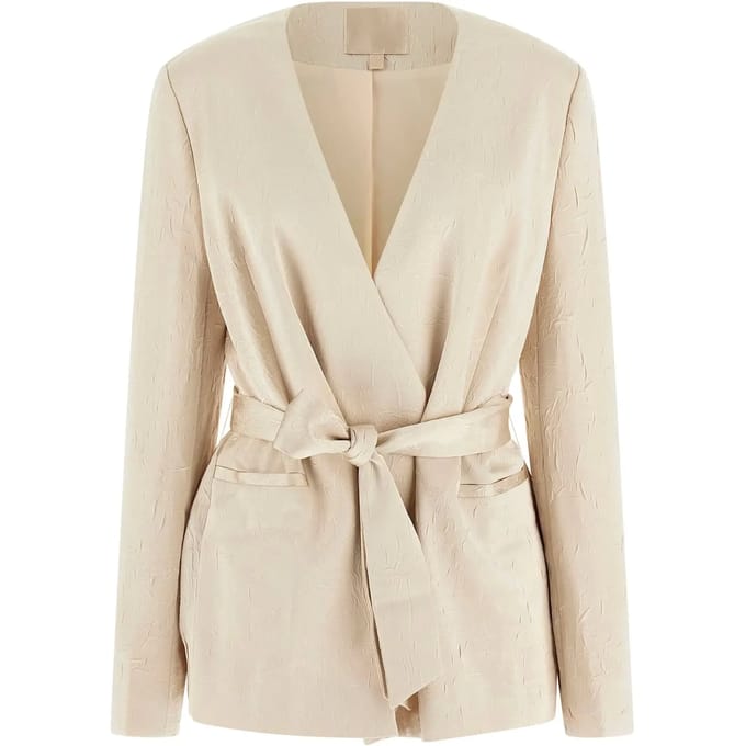 Vrouwelijke crepe satijnen blazer Guess Casey