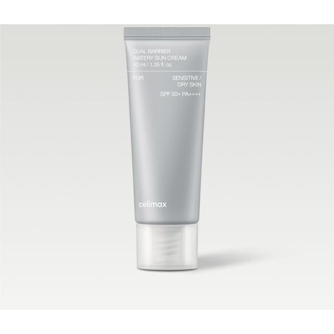 CELIMAX Crème Solaire Aqueuse Double Barrière SPF50+ PA++++ Crème Solaire Minérale Hydratante 40ml 1 Pack (40ml) white