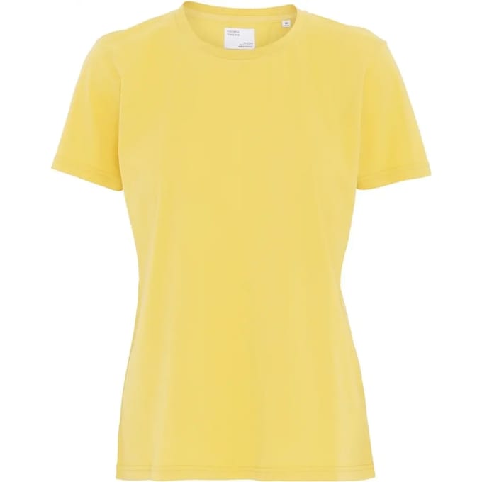 Dames-T-shirt Colorful Standard Light Organic lemon yellow