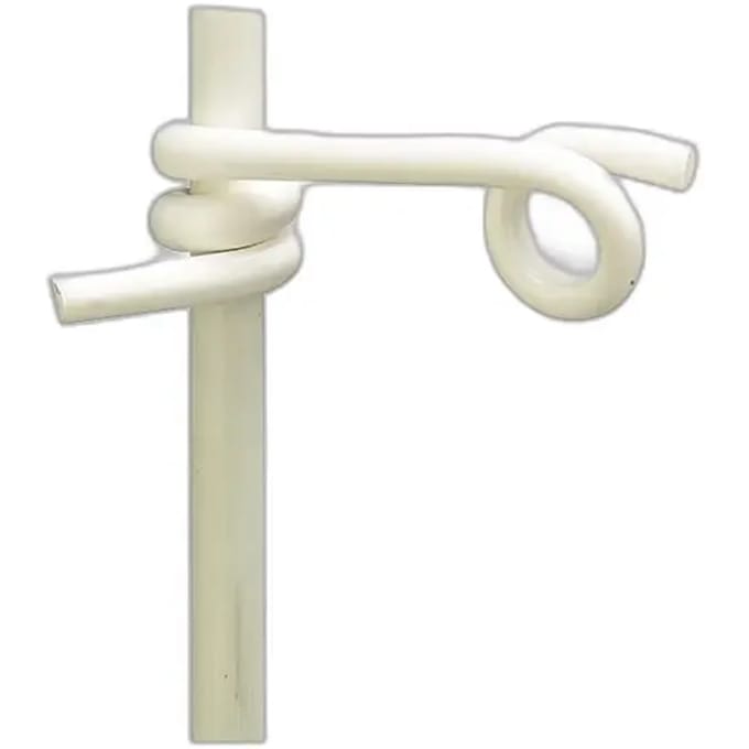 Beaumont Pigtail Geïsoleerd Handvat Wit 10 mm