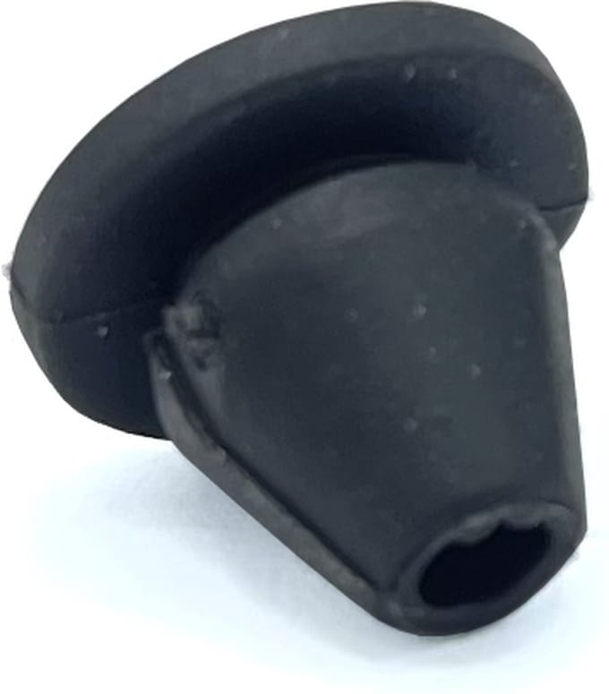 Kozijnbuffer zwart - rubber dopjes stalen kozijn - 2mm (per 10 stuks)
