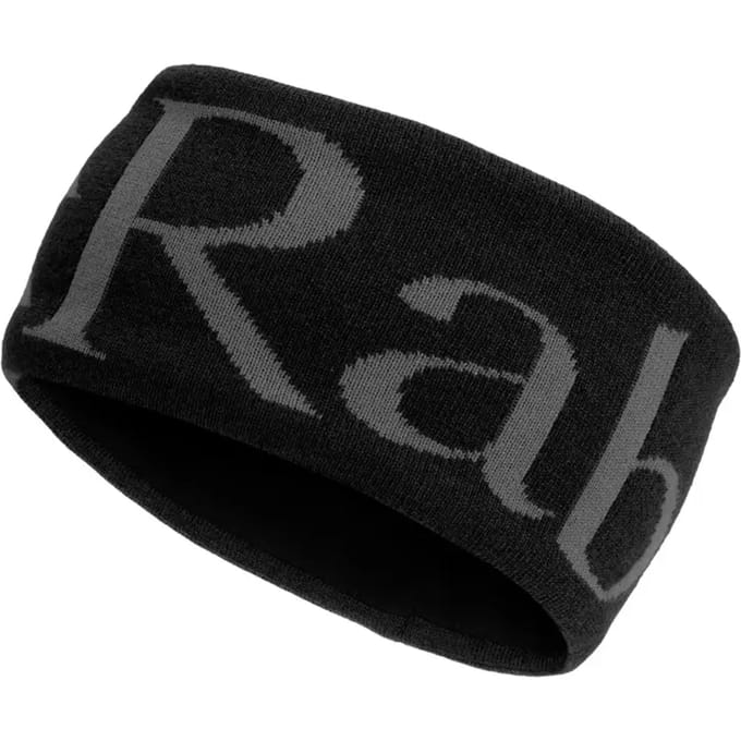 Gebreide hoofdband met logo Rab