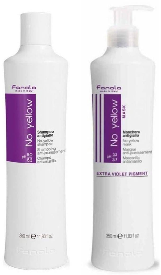 Fanola - No Yellow Shampoo & Mask Set - 350+350ml