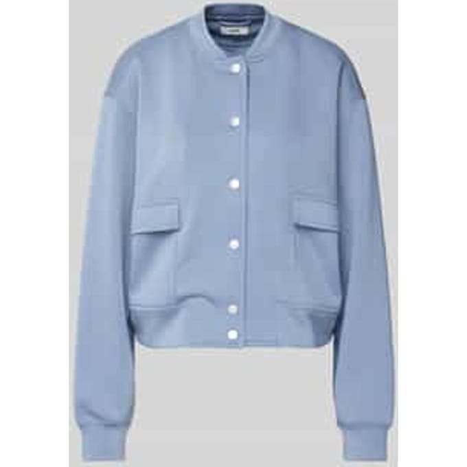 Sweatjack met opstaande kraag, model 'Danni'
