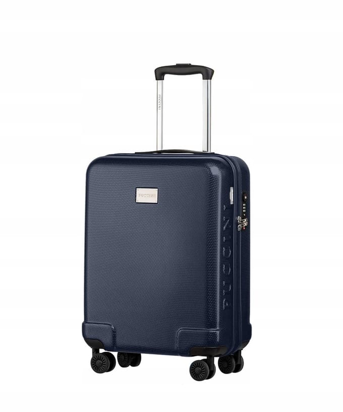 Puccini Panama Handbagage Koffer 54cm - Lichtgewicht Policarbonaat - Navy