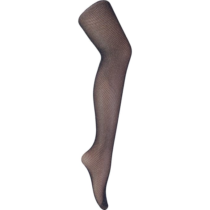 Visnet panty met hoge taille voor dames met glitter - Zilver