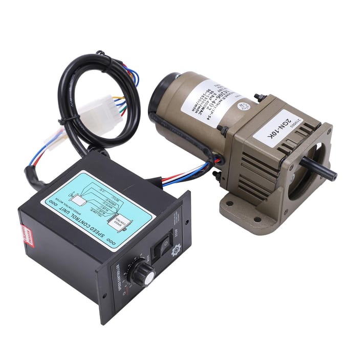 AC 220V 6W Eenfase Asynchrone Reductiemotor Vertraging Instelbare Snelheid (10K)