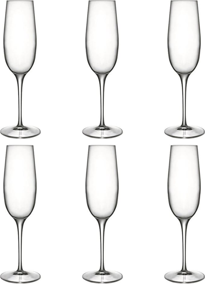 Luigi Bormioli Palace - Champagneglas - 23,5 cl - 6 stuks