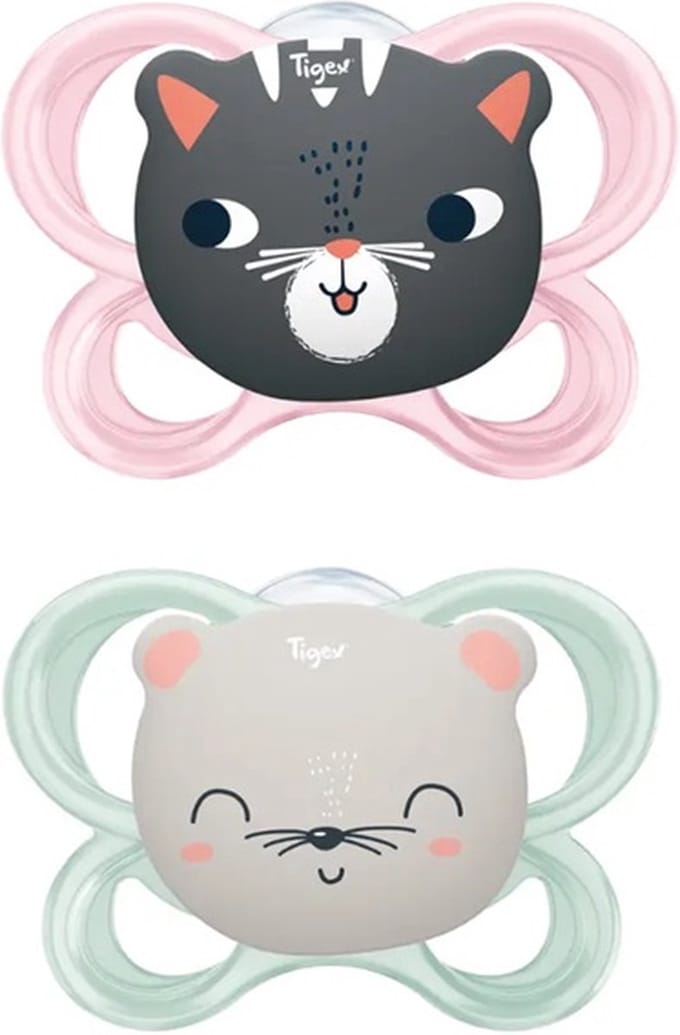Tigex | 2 Mini Fopspenen | 6- 18 m | 6-18 maanden