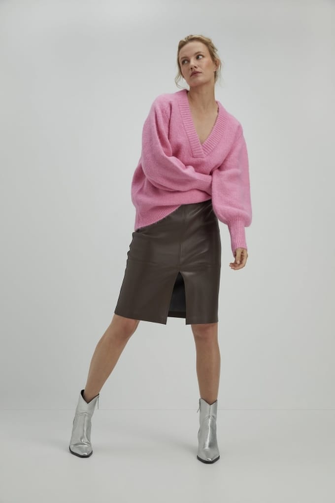 Josephine & Co Suus Sweater Bubblegum Maat: XS | Sweaters Outlet | Dames | Roze