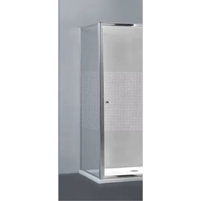 Allibert Vaste Wand Priva Universeel 90x190cm Kleine Vierkantjes