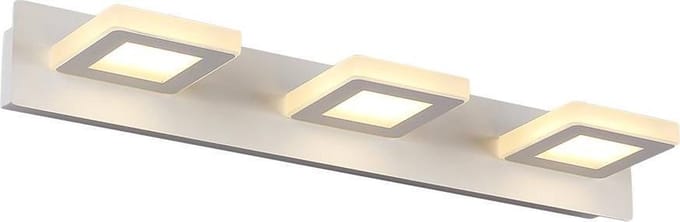 Spiegellamp Vierkant LED Wit 48 cm - Saniled Cermin