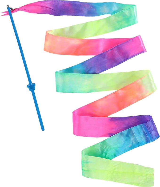 Glamour Regenboog Danslint, 2 meter