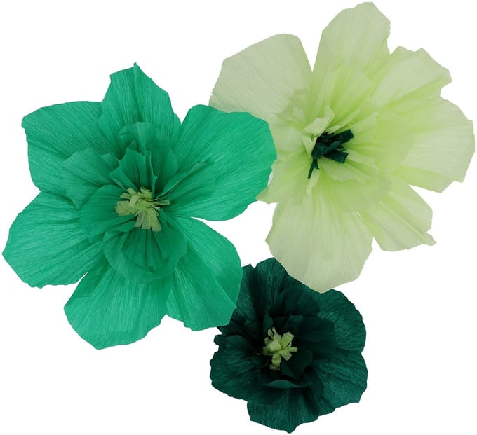 Tafeldecoratie - Flower Set - Serene Sage - 3 stuks