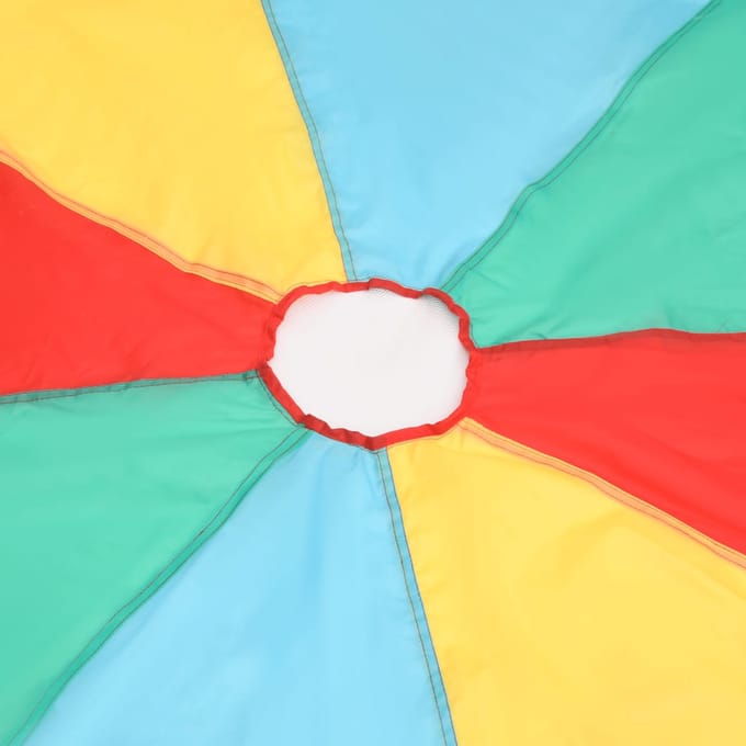 vidaXL Speelparachute voor kinderen Ã˜3,5 m stof