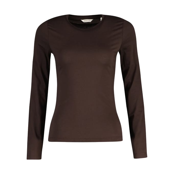 Katoenen lange mouw T-shirt dames Gant
