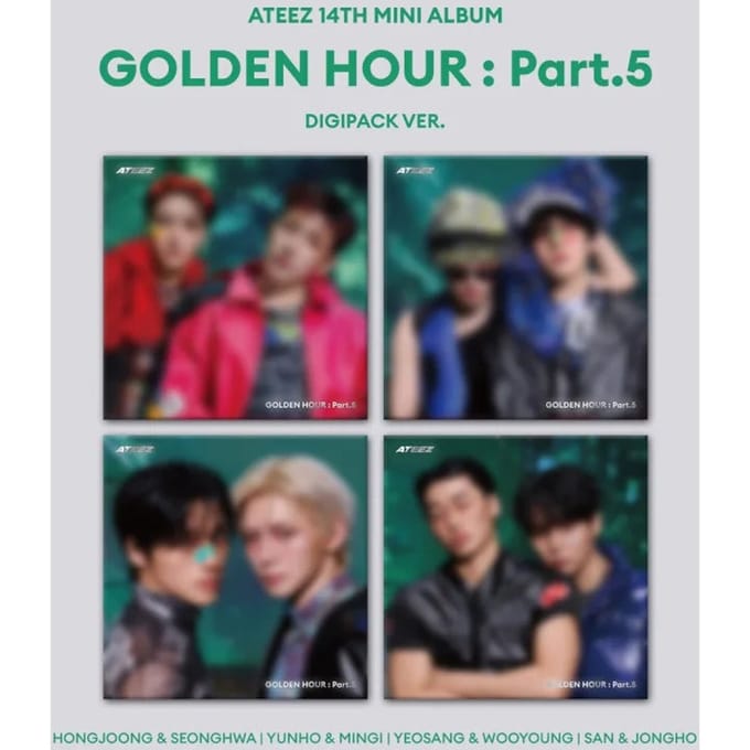 ATEEZ - [GOUDEN UUR : DEEL.5] 14e Mini Album DIGIPACK UNIT SAN & JONGHO