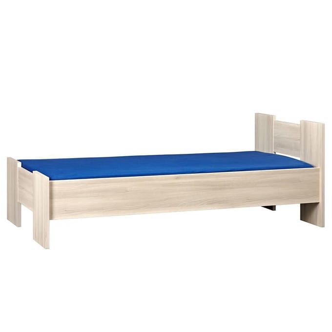 Bedframe 160X210 cm - incl middenbalk - Licht Hout - Wouw