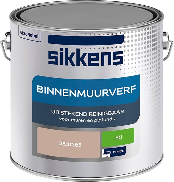 Sikkens - Binnenmuurverf Mat - D5.10.65 - Mengverf - 2,5 L